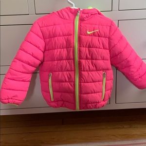 Nike 3T girls puffer hot pink jacket!